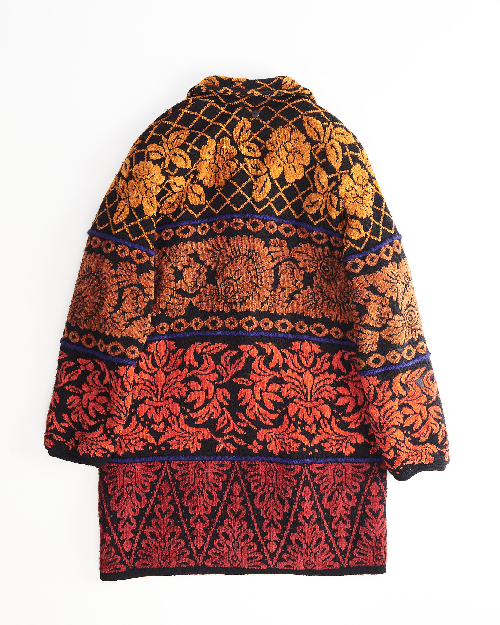 Пальто с жаккардовым узором — фото 2