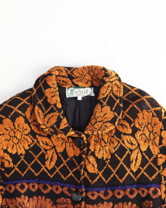 Пальто с жаккардовым узором — фото 4