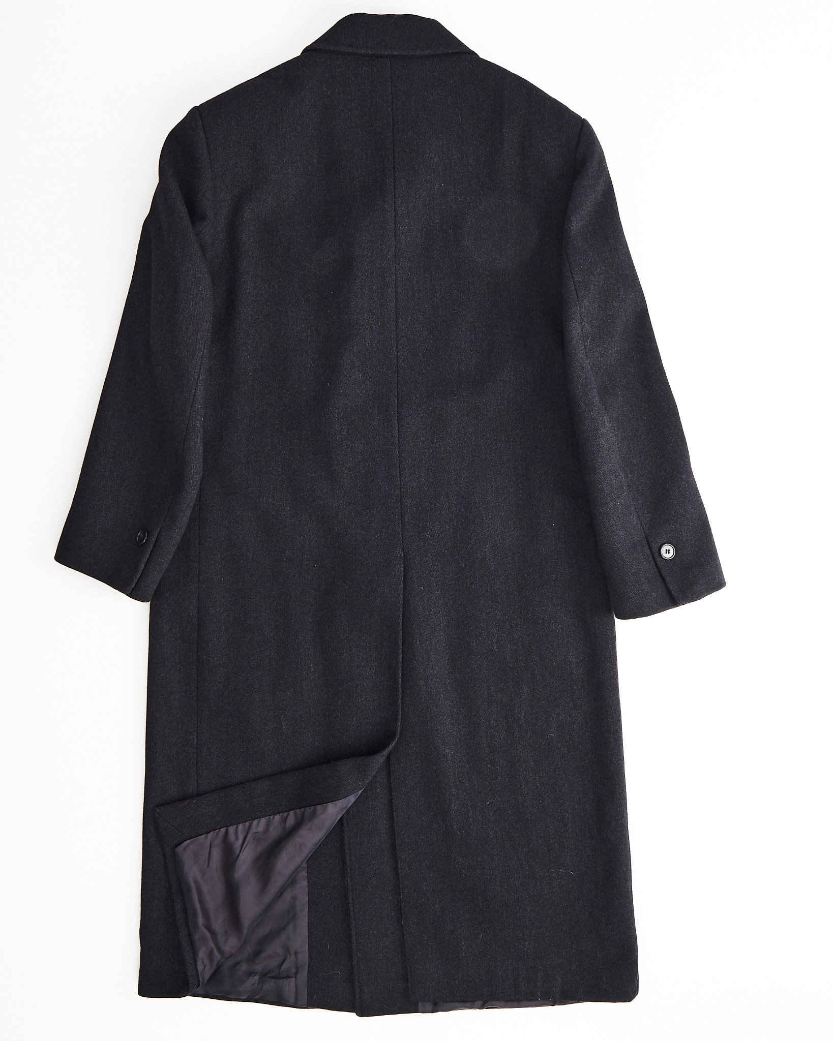 Шерстяное пальто с накладными карманами — фото 2