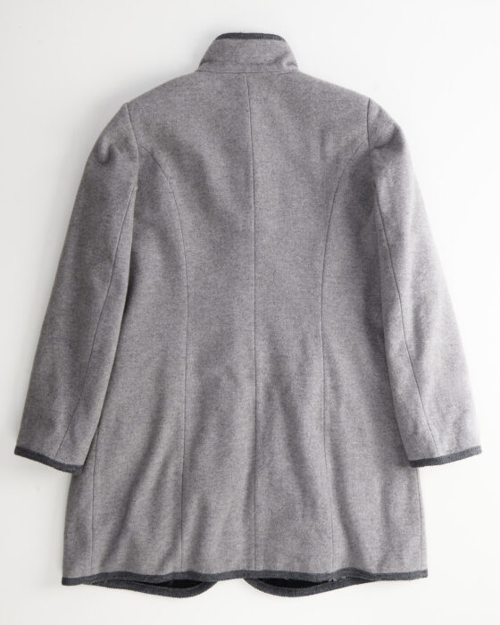 Пальто из шерсти с меховой подкладкой — фото 2