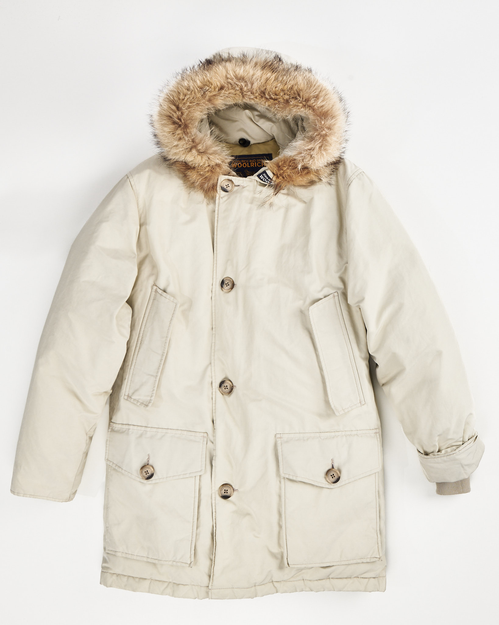 Парка Woolrich с натуральным мехом Woolrich