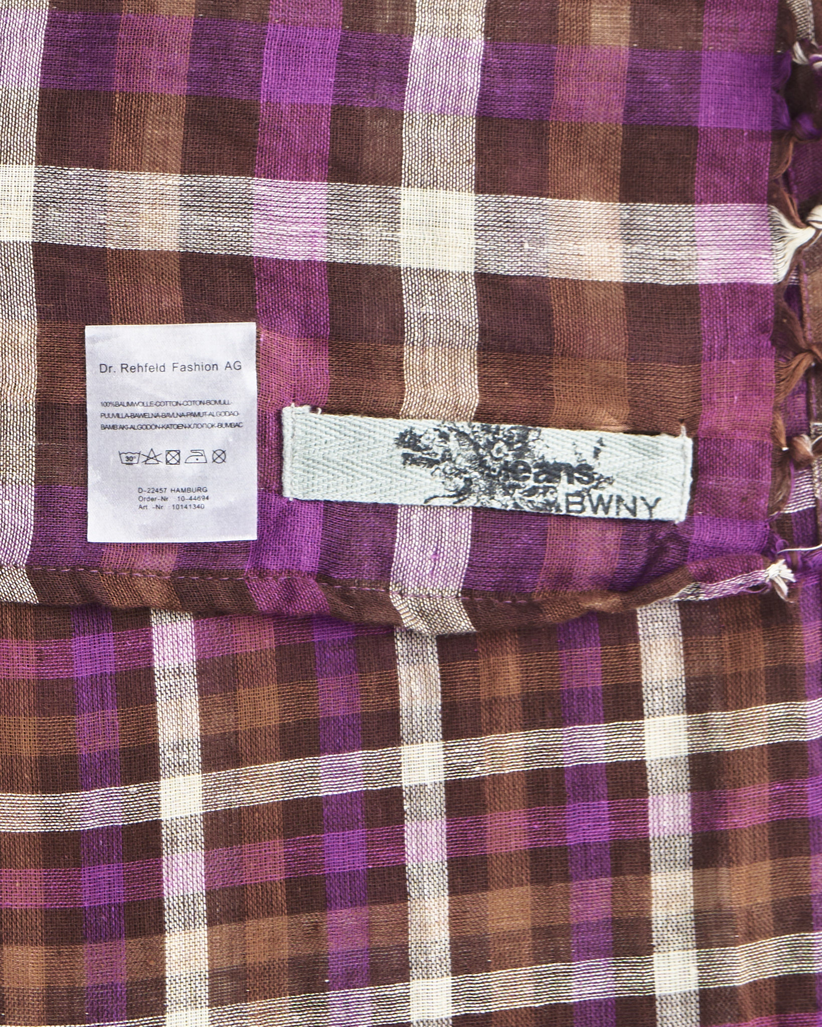 Платок в клетку Dr. Rehfeld Fashion AG — фото 3