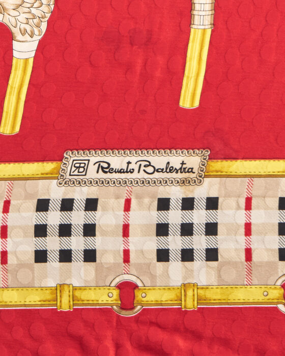 Винтажный платок с орнаментом Renato Balestra Renato Balestra — фото 3