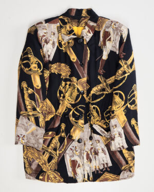 Куртка с авторским принтом Moda Calvi