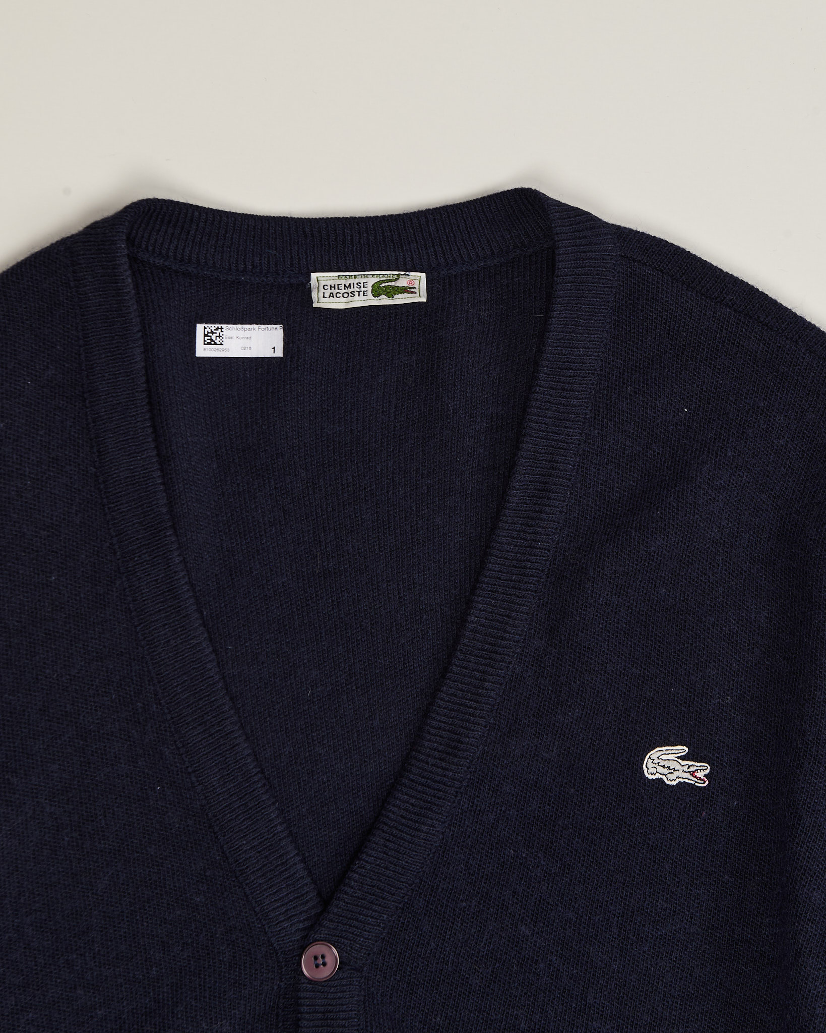 Кардиган Lacoste из шерсти Lacoste — фото 4