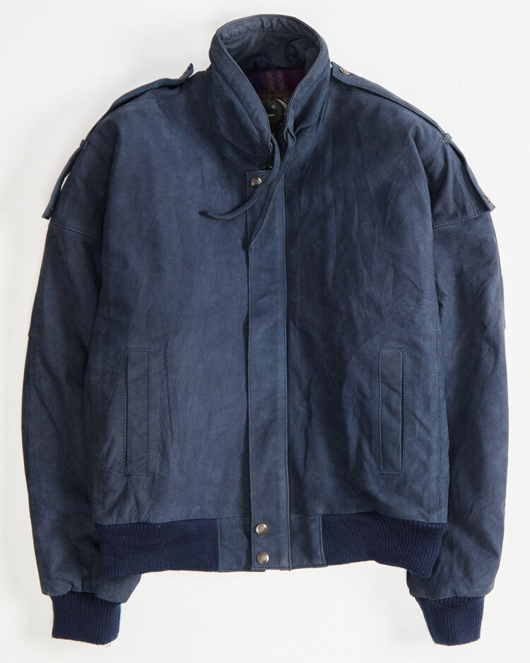 Куртка-бомбер из натуральной замши