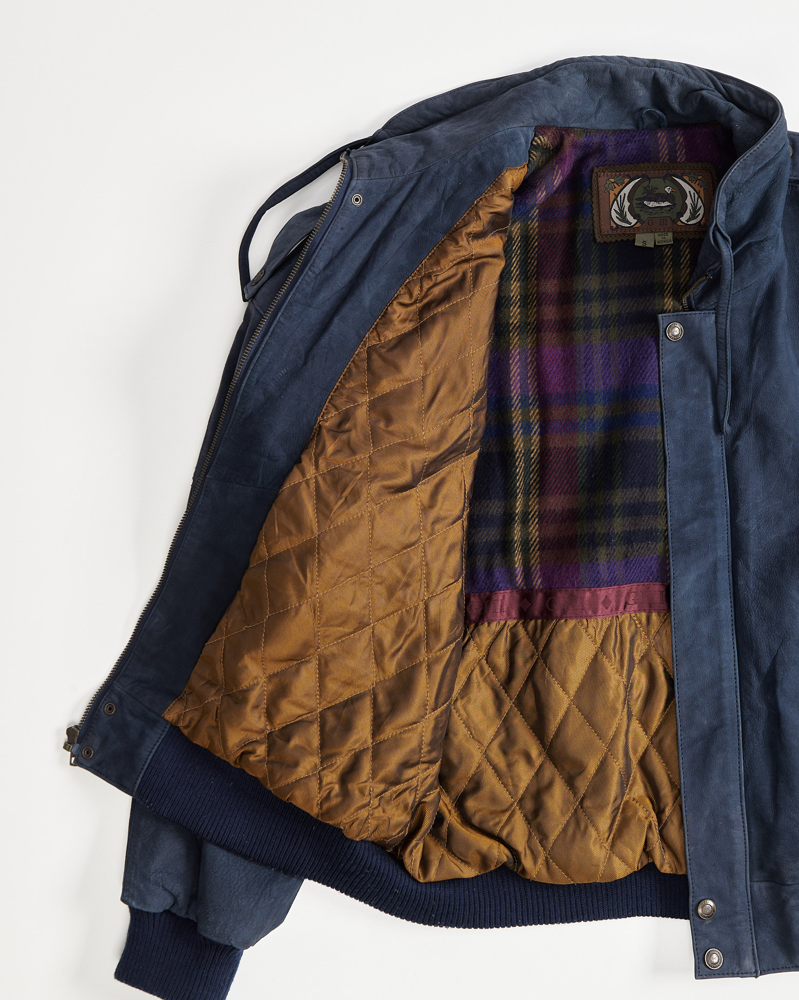 Куртка-бомбер из натуральной замши G-III — фото 4