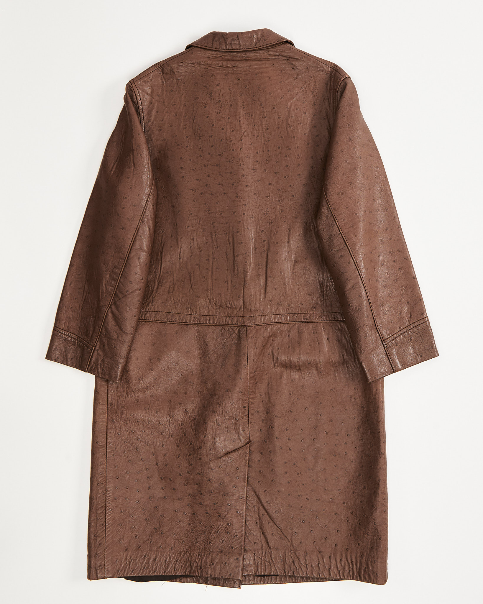 Тренч из натуральной кожи made in Italy — фото 2