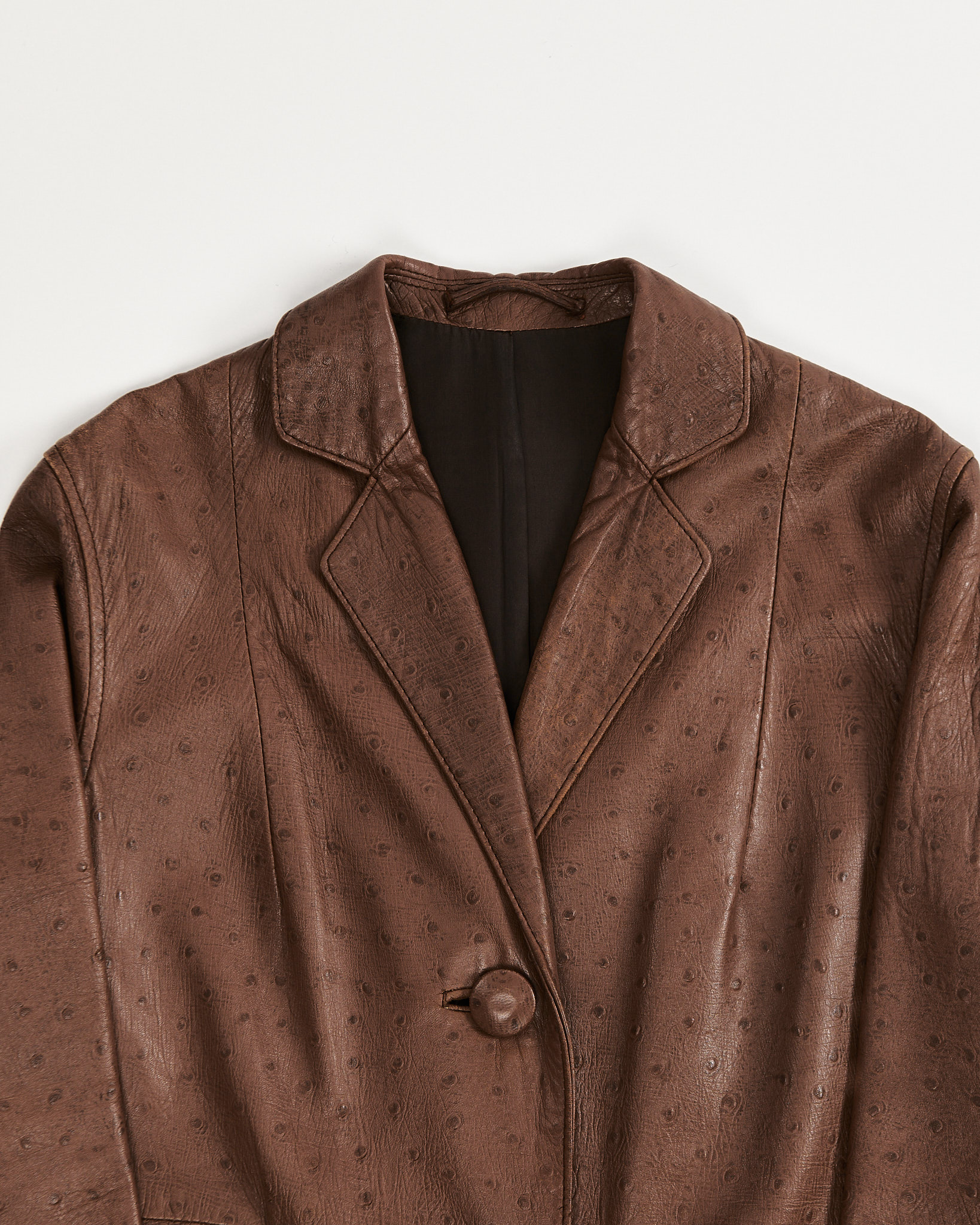 Тренч из натуральной кожи made in Italy — фото 3