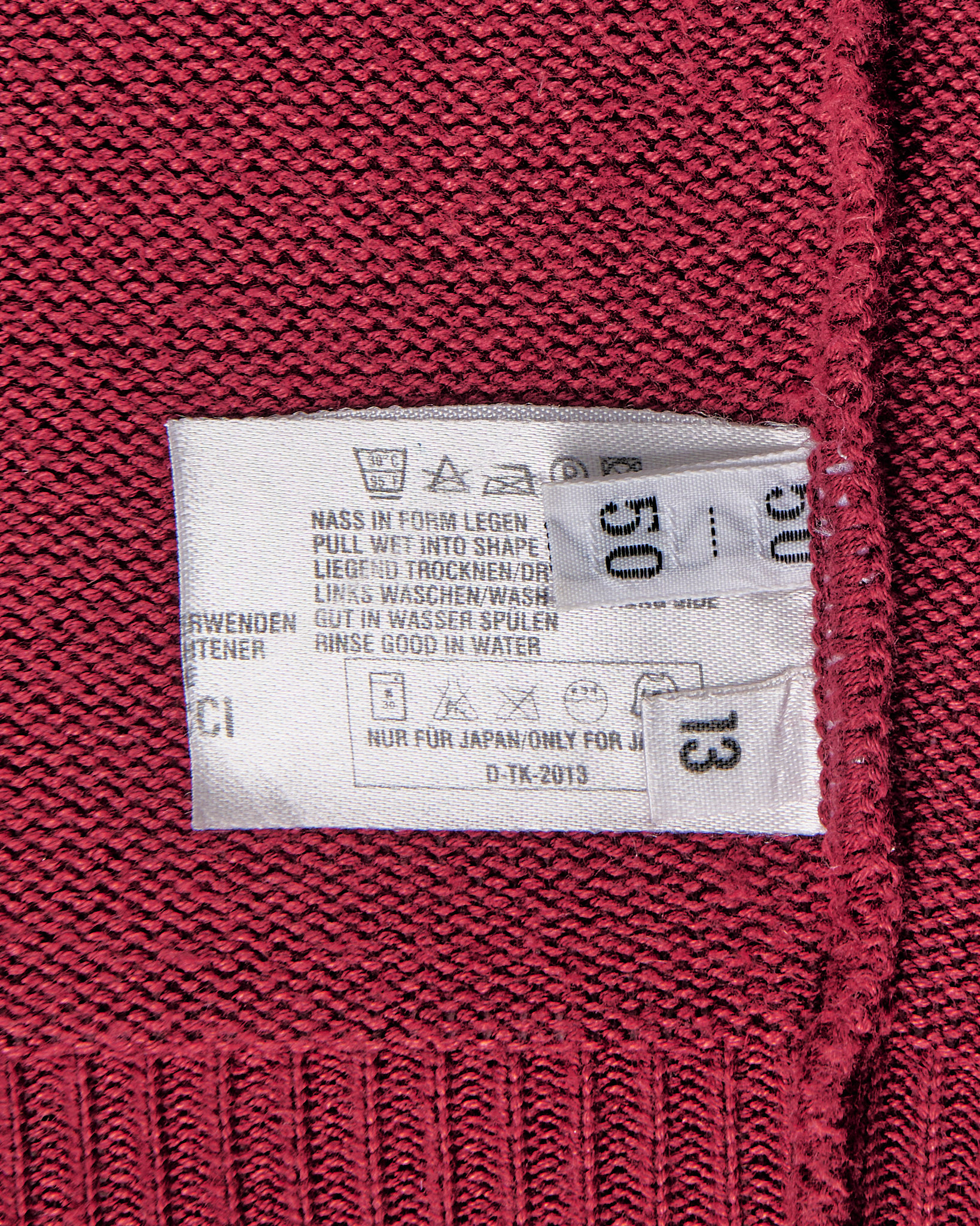 Бордовый джемпер Carlo Colucci Carlo Colucci — фото 4