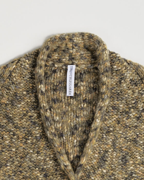 Короткий шерстяной кардиган Trussardi Trussardi — фото 4