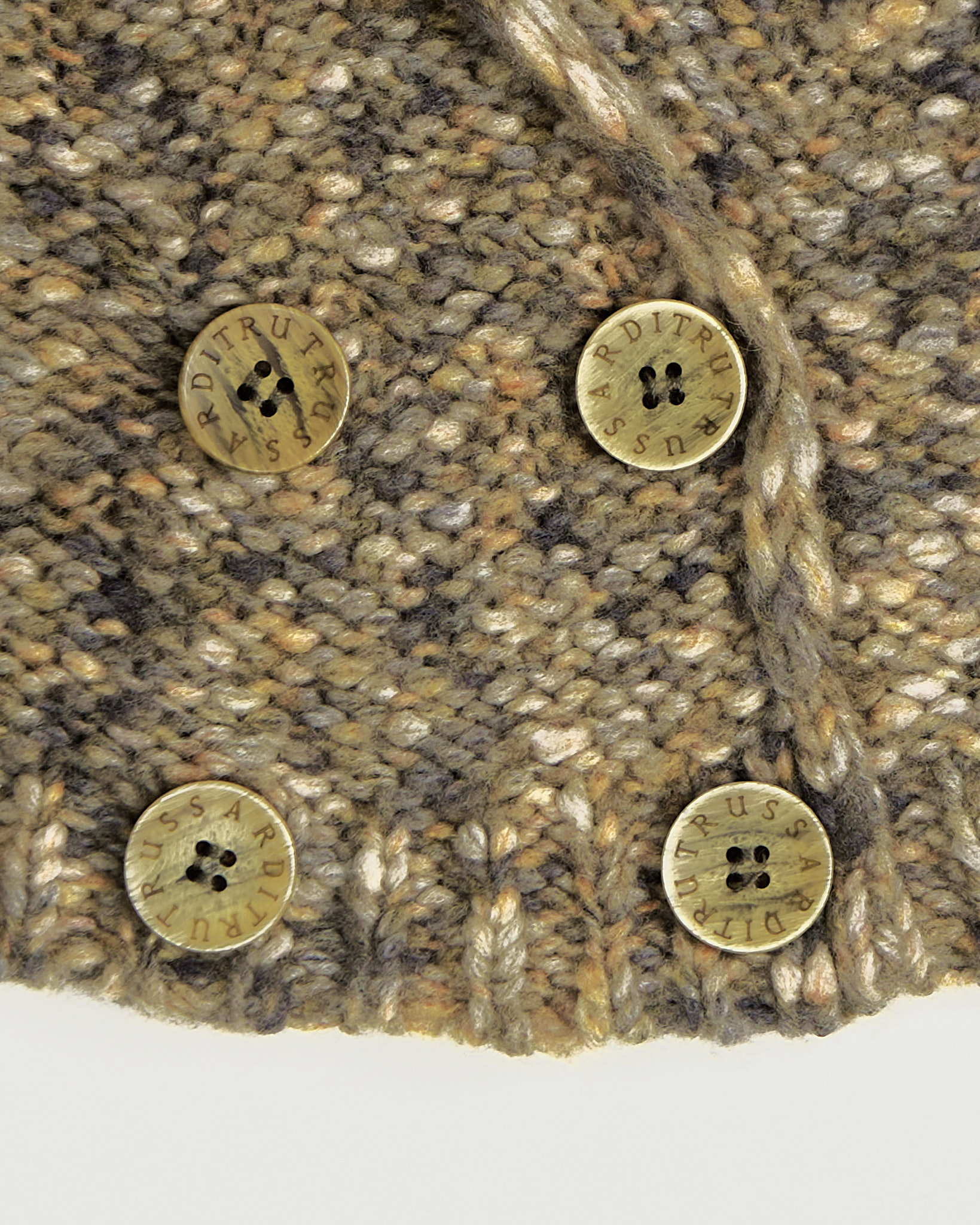 Короткий шерстяной кардиган Trussardi Trussardi — фото 5