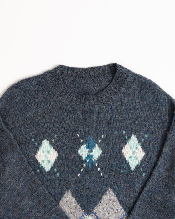 Свитер с аргайл-узором — фото 3