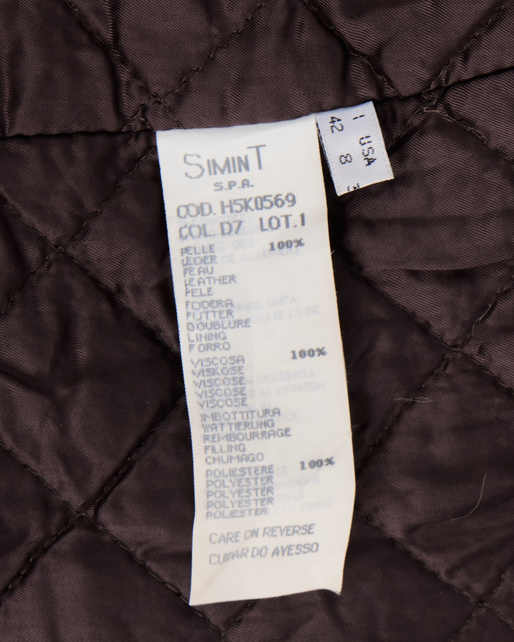 Кожаная куртка Armani Jeans Armani Jeans — фото 5