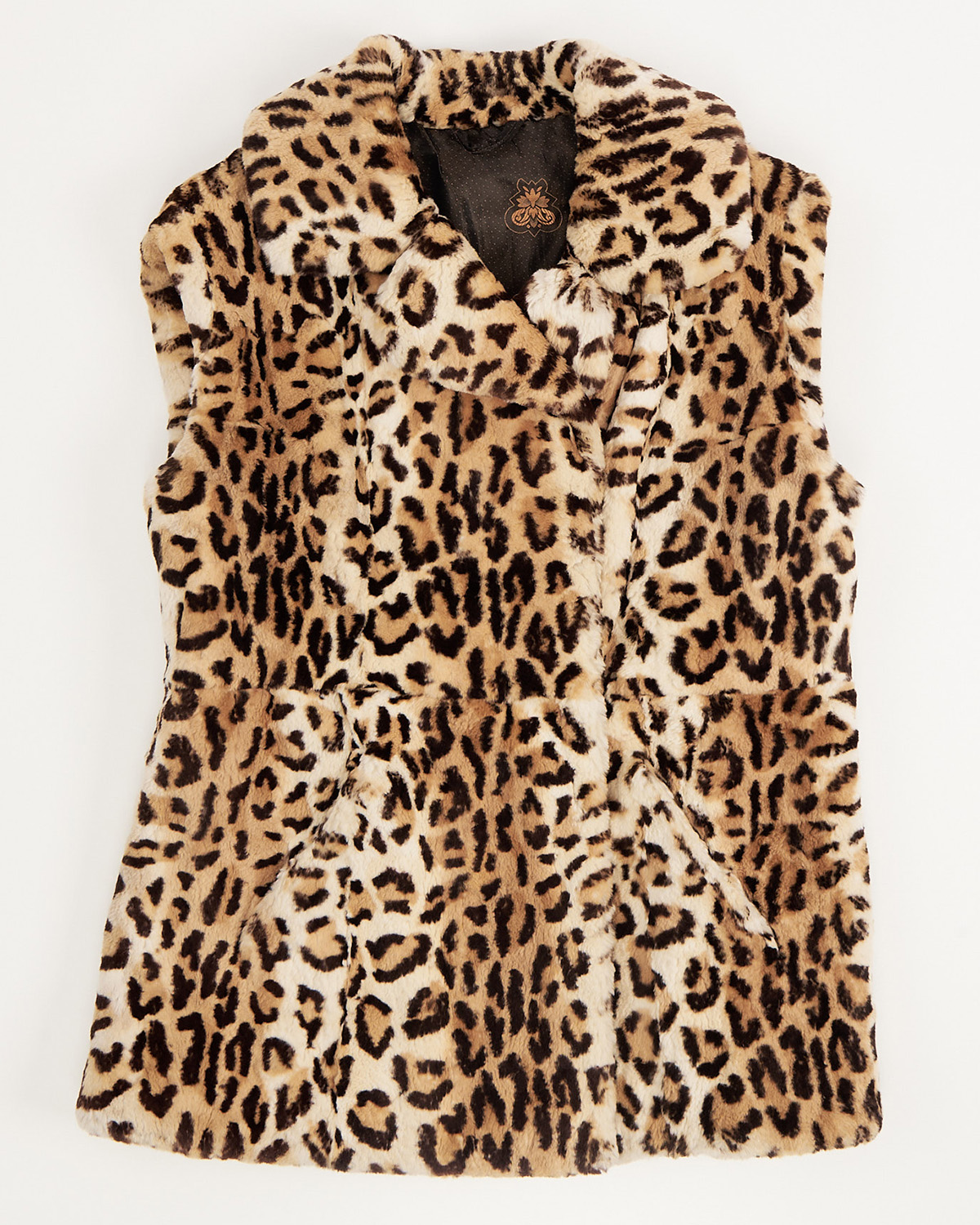 Жилет из кролика с рисунком