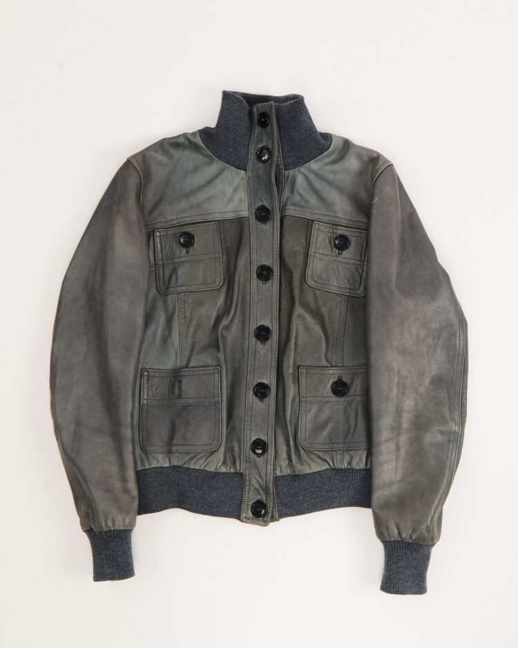 Кожаная куртка-бомбер Effegi