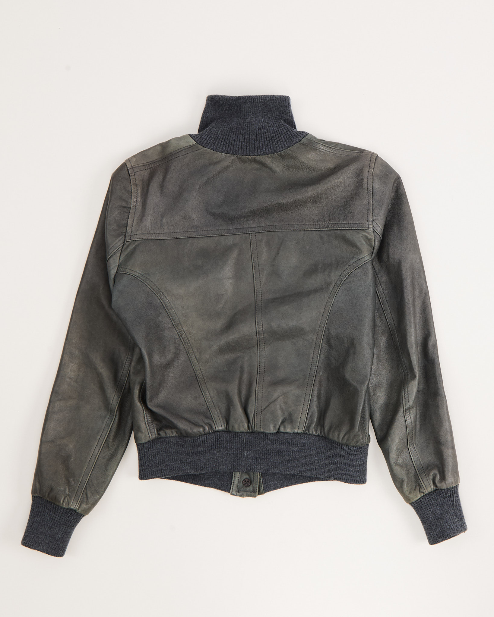 Кожаная куртка-бомбер Effegi Effegi — фото 3