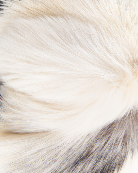 Шуба из натурального меха арктической лисы — фото 6