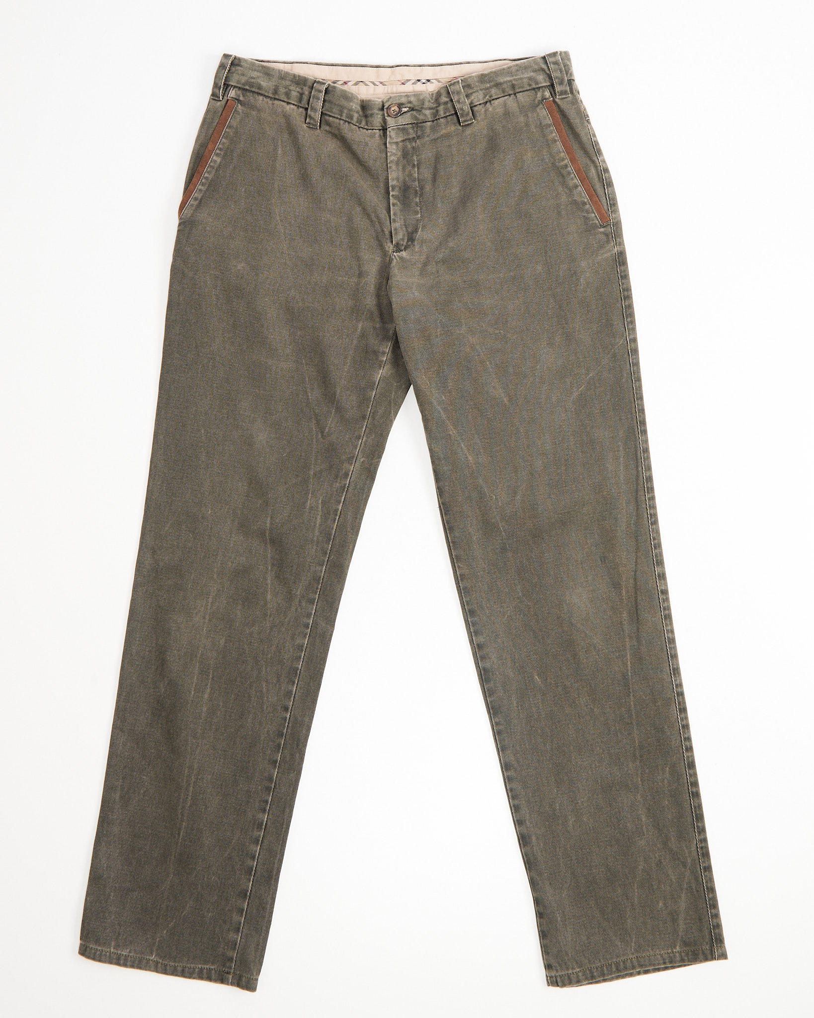 Брюки Burberry из хлопка Burberry