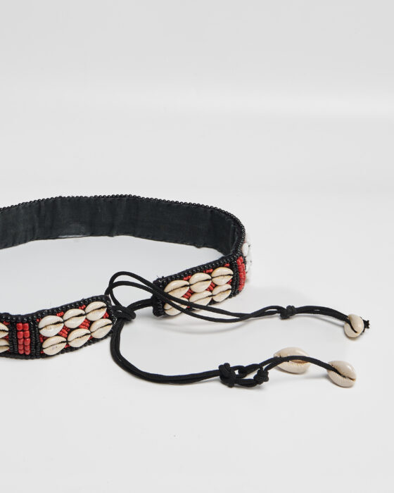 Ремень с ракушками каури — фото 2