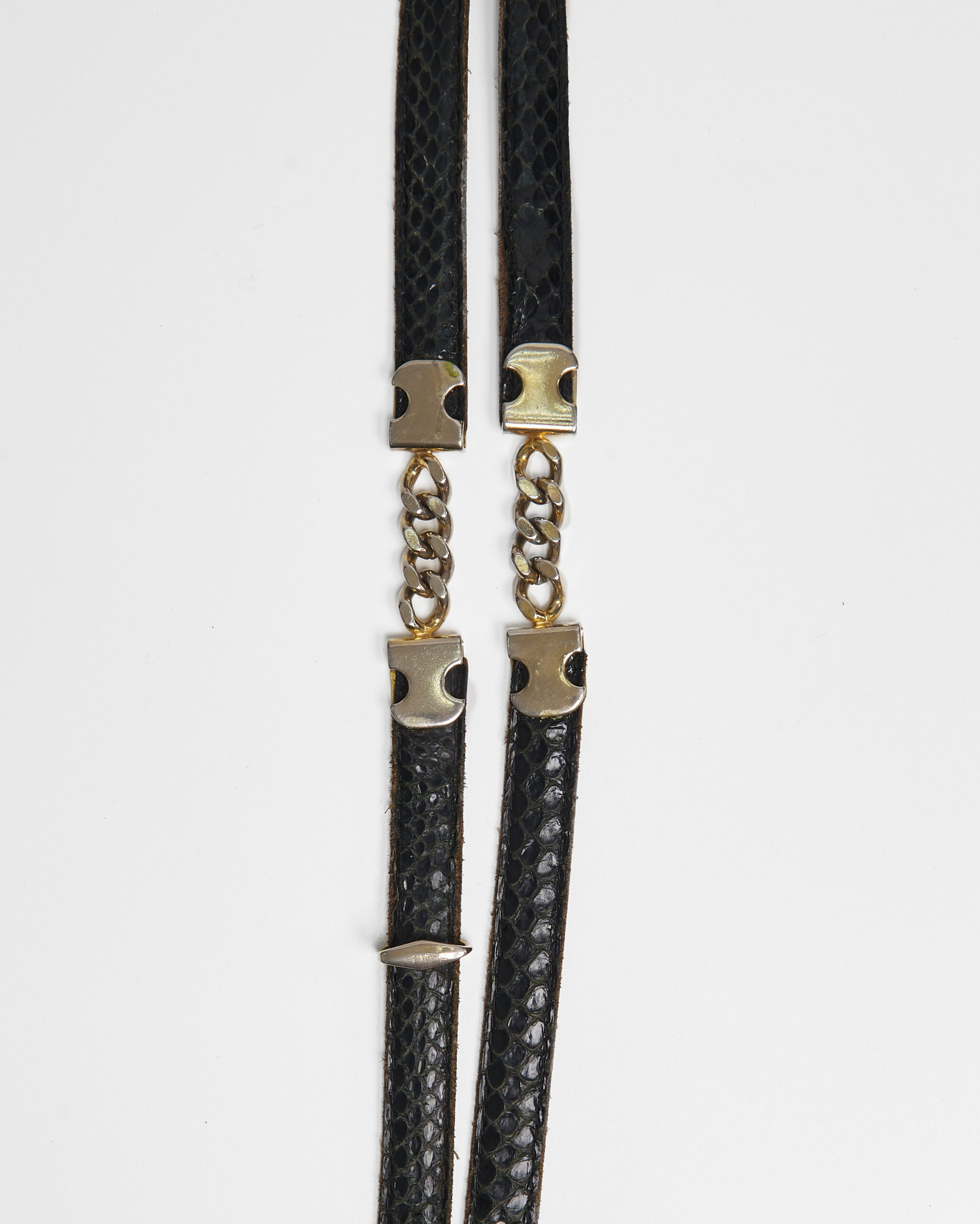 Ремень с тиснением под рептилию — фото 4