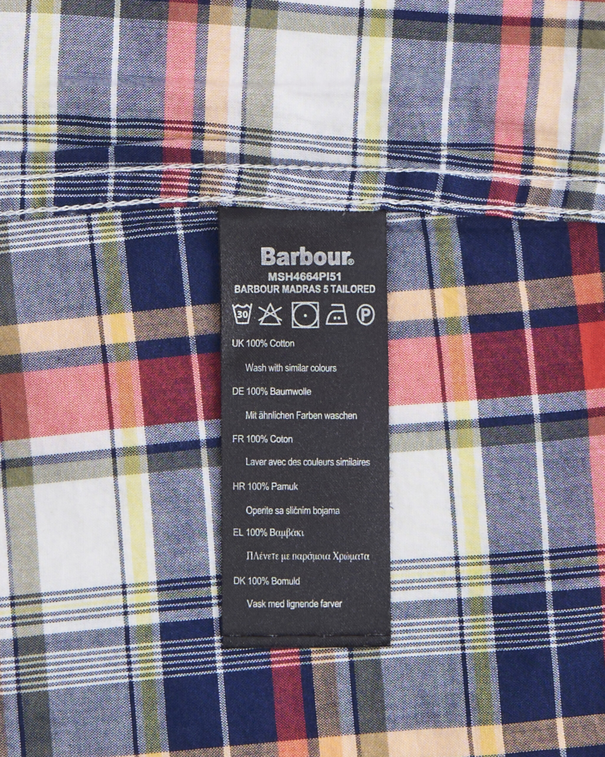 Рубашка из чистого хлопка Barbour Barbour — фото 4