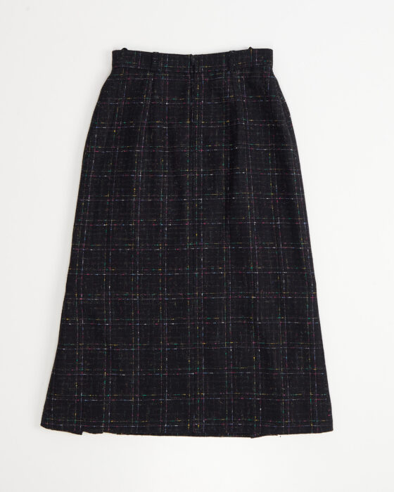 Юбка в клетку с плиссировкой — фото 4