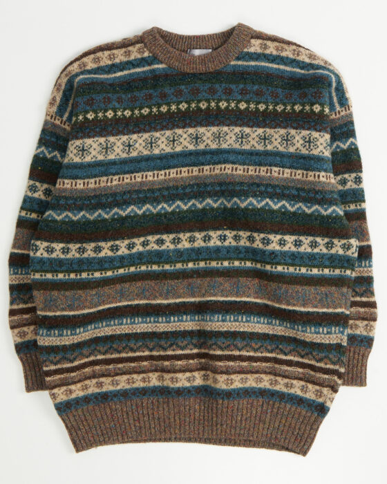 Шерстяной свитер с орнаментом