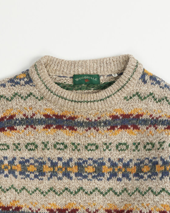 Вязаный свитер с орнаментом Woodville Woodville — фото 3