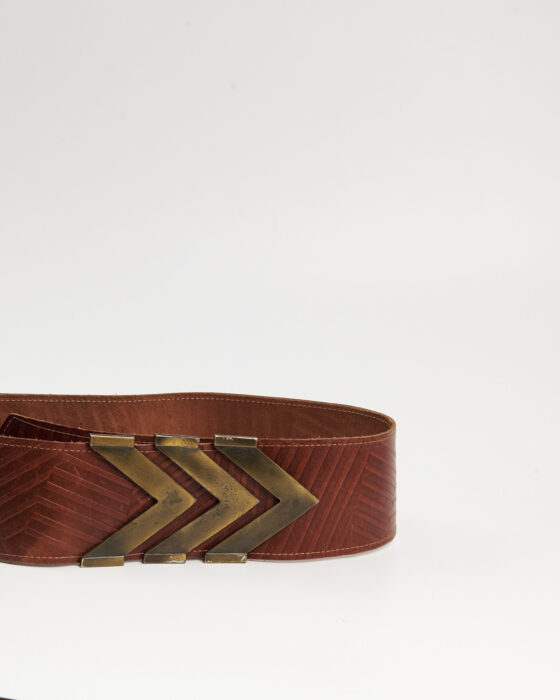 Винтажный ремень из кожи — фото 2