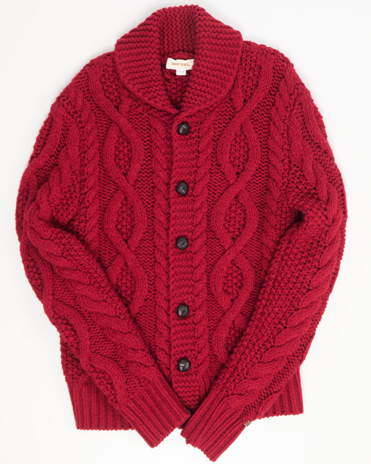 Кардиган Diesel в фактурной вязке