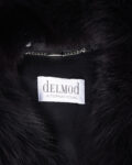 Пальто Delmod с воротником из натурального меха Delmod International — фото 7