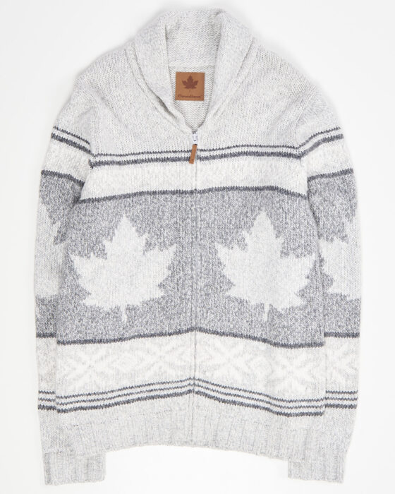 Кардиган из шерсти made in Canada Canadiana