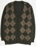 Кардиган с аргyle-рисунком