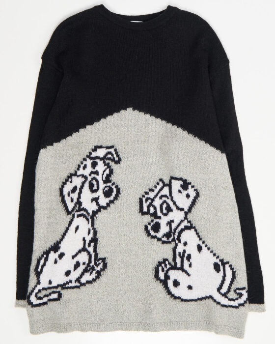 Винтажный свитер с принтом Signe incognito