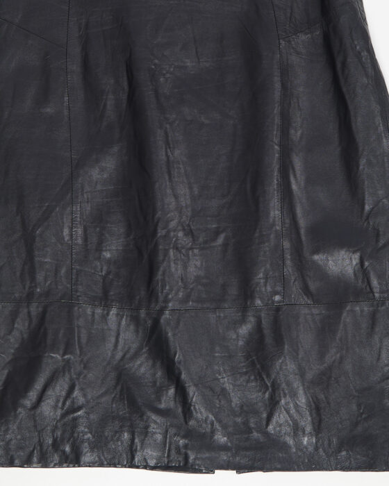 Черное кожаное платье Apriori Apriori — фото 4