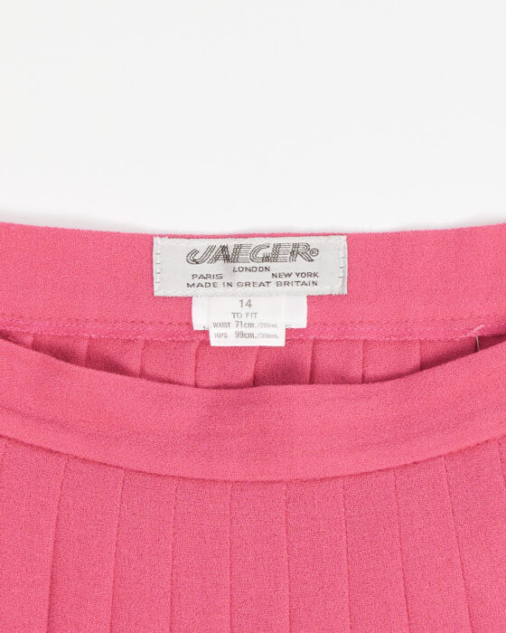 Плиссированная юбка-миди made in U.K. Jaeger — фото 5