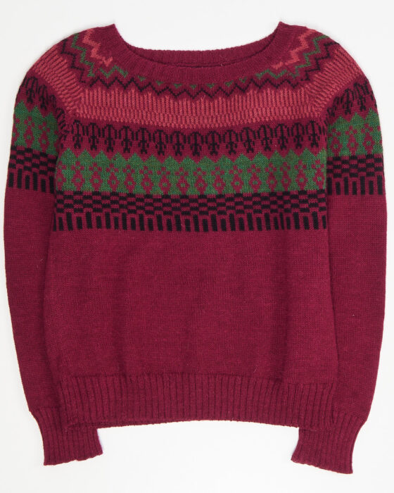 Винтажный свитер из альпаки