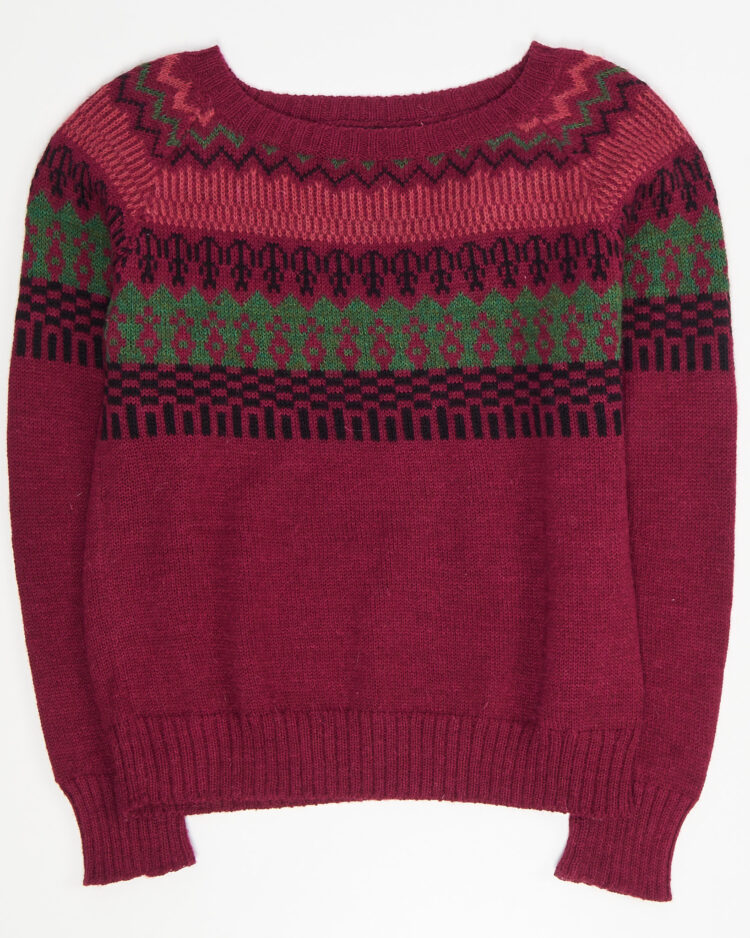 Винтажный свитер из альпаки