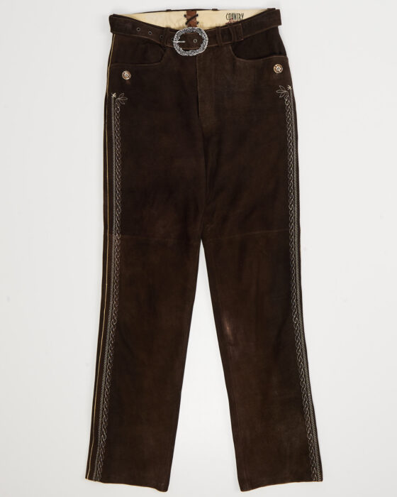 Замшевые брюки Country Line с вышивкой Country Line