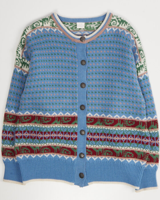 Винтажный кардиган с орнаментом
