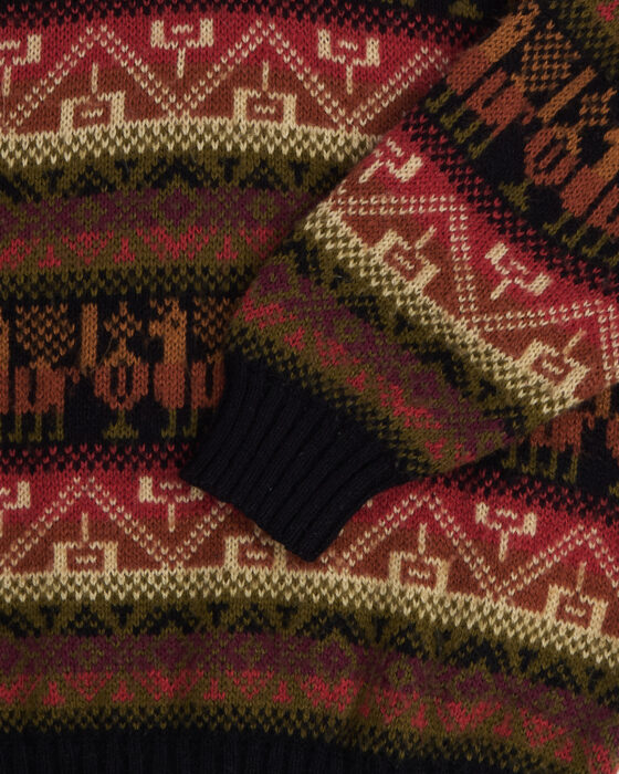 Винтажный свитер с орнаментом — фото 3