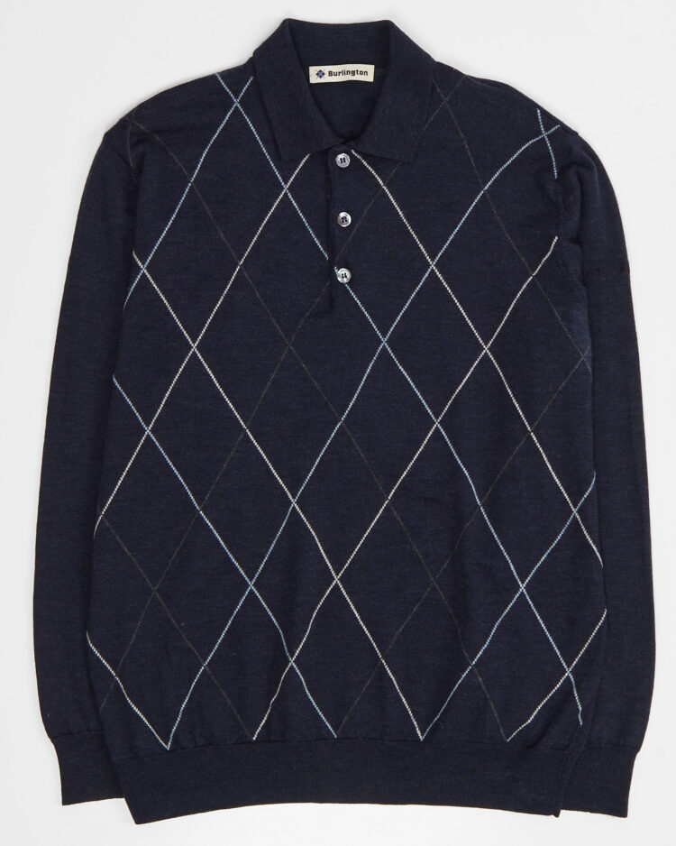 Джемпер-поло с воротником Burlington