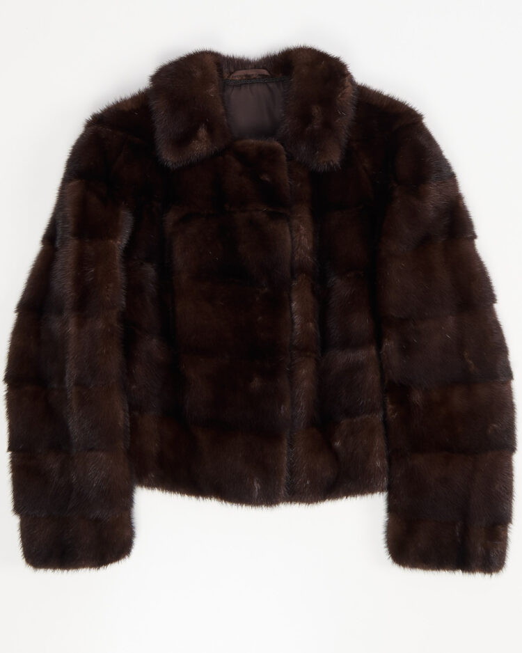 Полушубок из натуральной норки