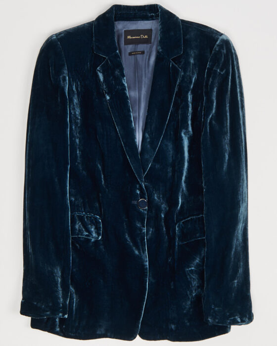 Бархатный жакет Massimo Dutti Massimo Dutti 