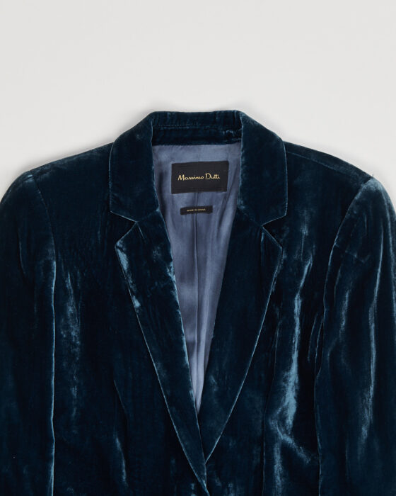 Бархатный жакет Massimo Dutti Massimo Dutti  — фото 3