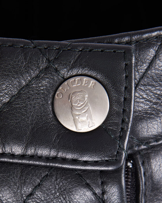 Стеганая кожаная мини-юбка Oliver Oliver — фото 8