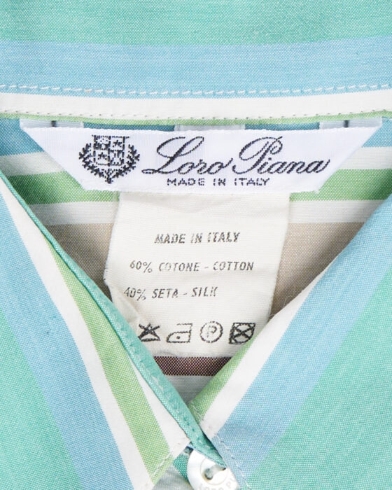 Хлопковая рубашка Loro Piana Loro Piana — фото 6