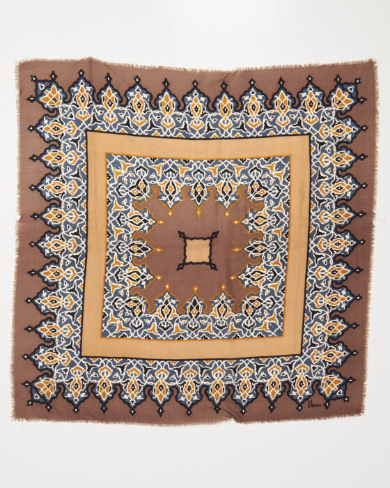 Винтажный платок из шерсти Vera Vera