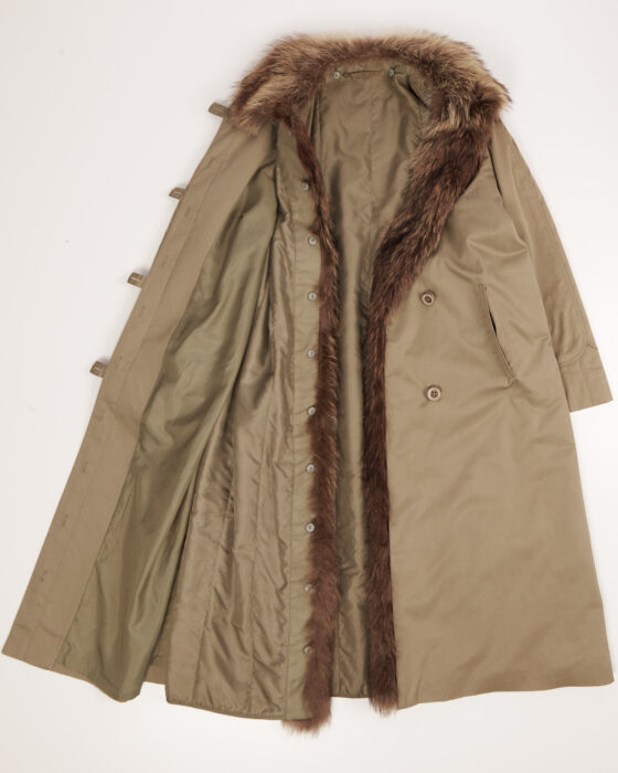 Утепленный плащ Erle ZF с натуральным мехом — фото 2